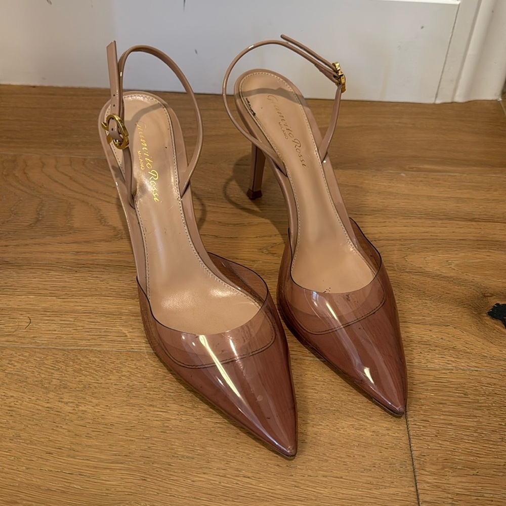 Gianvito Rossi Ribbon D’Orsay 85